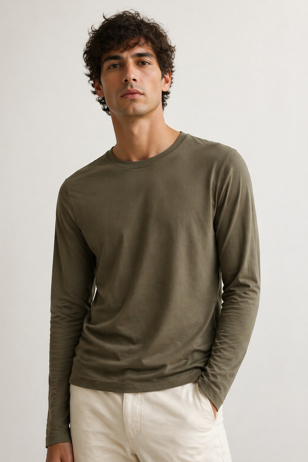 İnce Uzun Kollu T-Shirt - Görsel 23